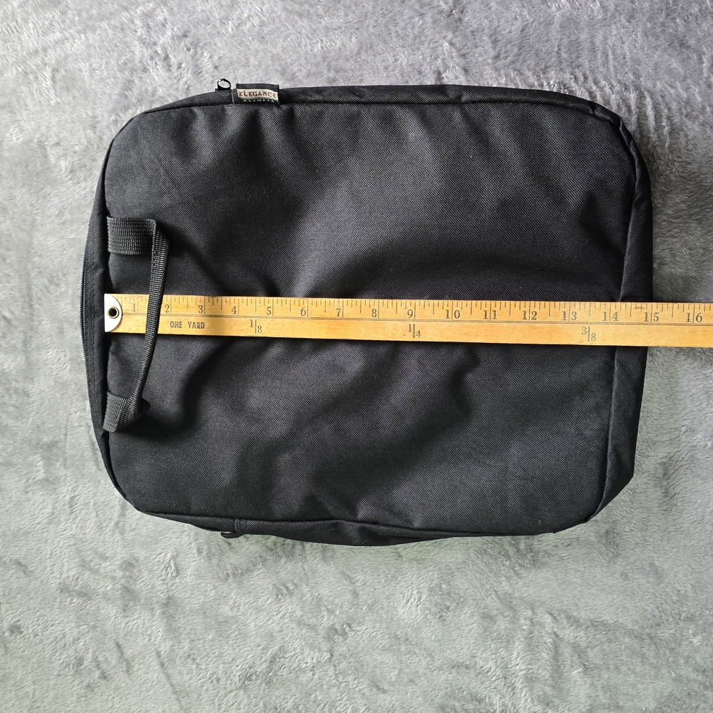 Elegance Olympia Black Padded Laptop Case Bag 16x13 - Picture 6 of 8